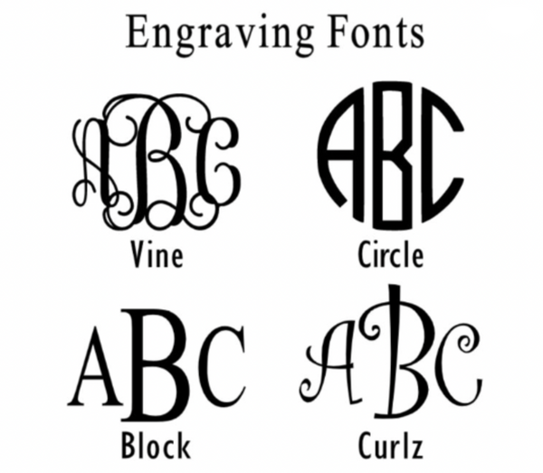 Engraving Fonts